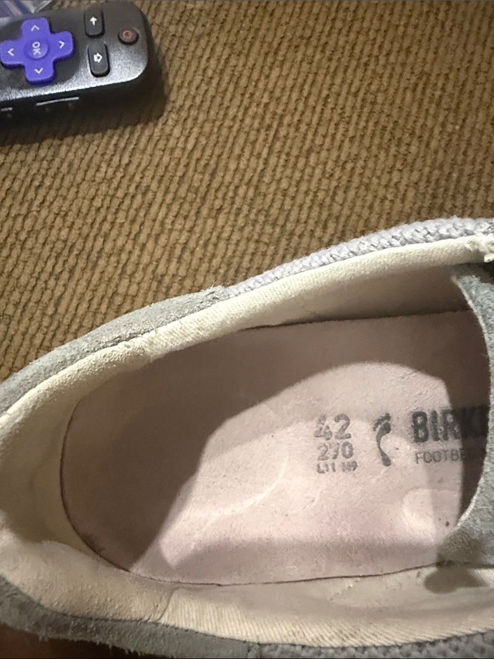 Birkenstock Grey Canvas Sneakers. Women’s Size 42 (10.5-11) - Picture 2 of 6